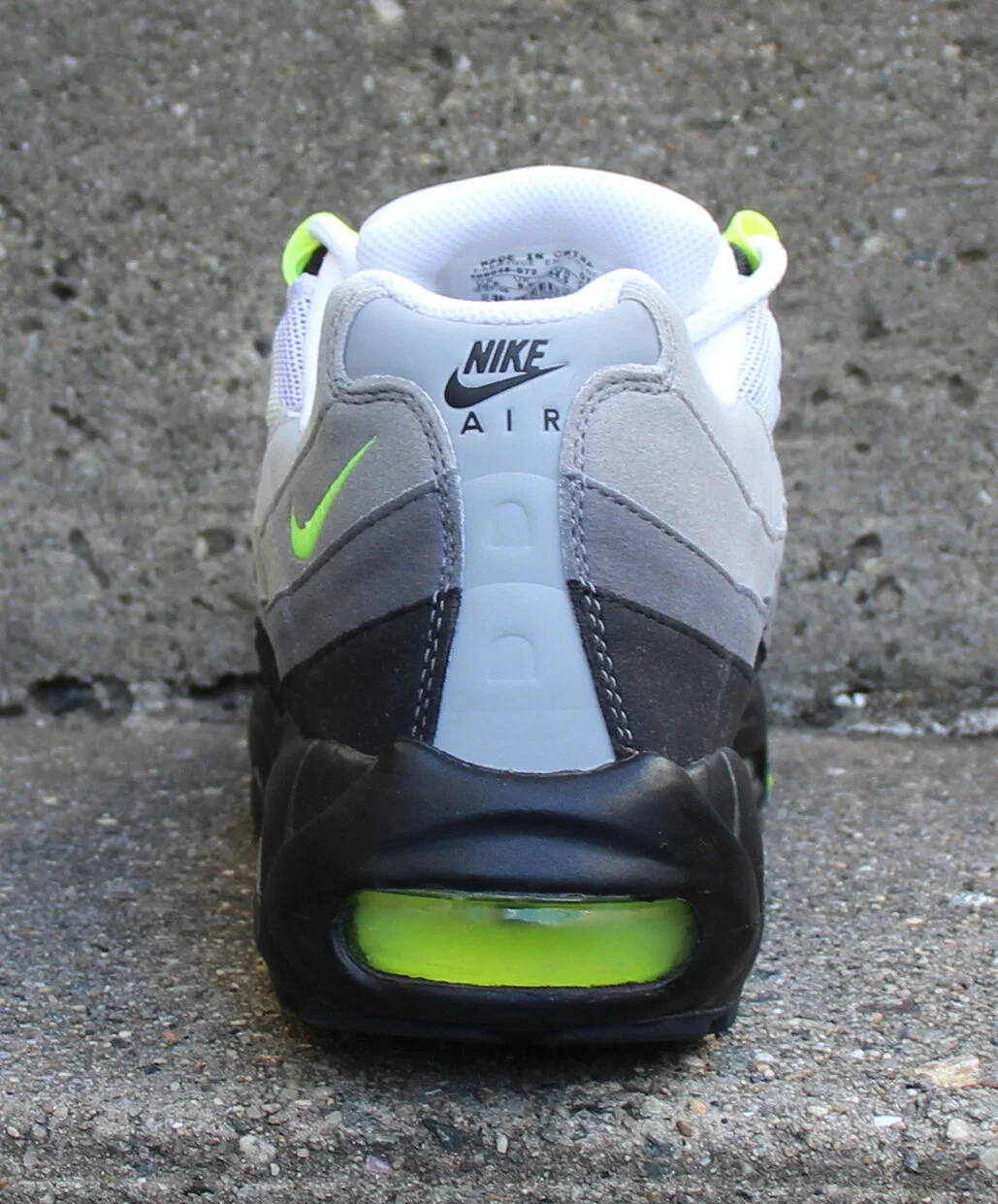 Nike Air Max 95 Cool Grey / Neon Yellow (Size 10.5) DS 2010